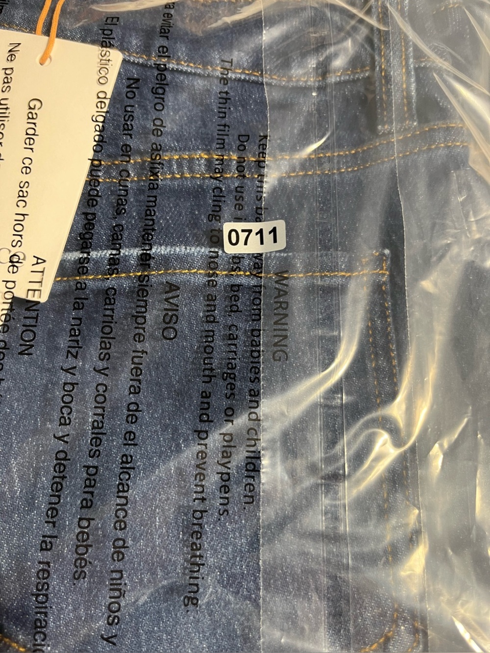 Quince Organic Cotton High Rise Wide Leg Jeans Size 29 Blue - Picture 10 of 10